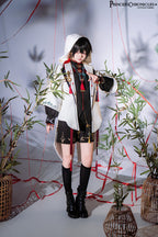 The Mountain Spirit - Hanfu-Inspired Ouji Jacket, Blouse, Shorts and Necklace Collection - image 1