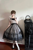 Decaying Garden - Gothic Lolita OP Dresses with Matching Accessories - image 1