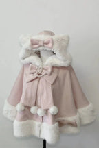 Snowball - Cat-Ear Hood Jirai Kei Cape - image 1