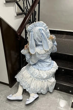 Baby Rabbit - Detachable Rabbit-Ear Hood Lolita Blouse - image 1