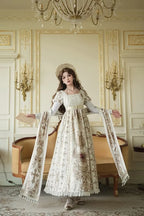 Sacred Coronation - Regency Empire Dress, Shawl & Necklace Options and Accessories - image 1