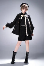 Misty City - Sailor-Collar Ouji Coat & Shorts Set - image 1