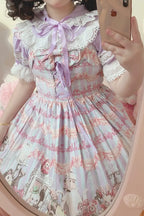 Baby Rabbit - Detachable Rabbit-Ear Hood Lolita Blouse - image 20