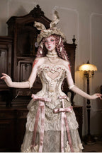 Cupid's Verse-Casket - Heart-Shaped Rococo Lolita Corset & Matching Pieces - image 21