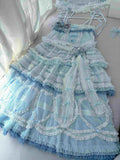 Dot Tulle - Tiered Classic Lolita JSK & Cardigan Coordinate and Accessories - image 23