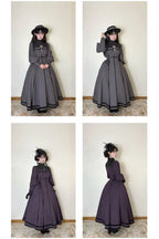 Raven Messenger - Plus Size Gothic Lolita OP with Optional Hat - image 24