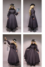 Raven Messenger - Plus Size Gothic Lolita OP with Optional Hat - image 25