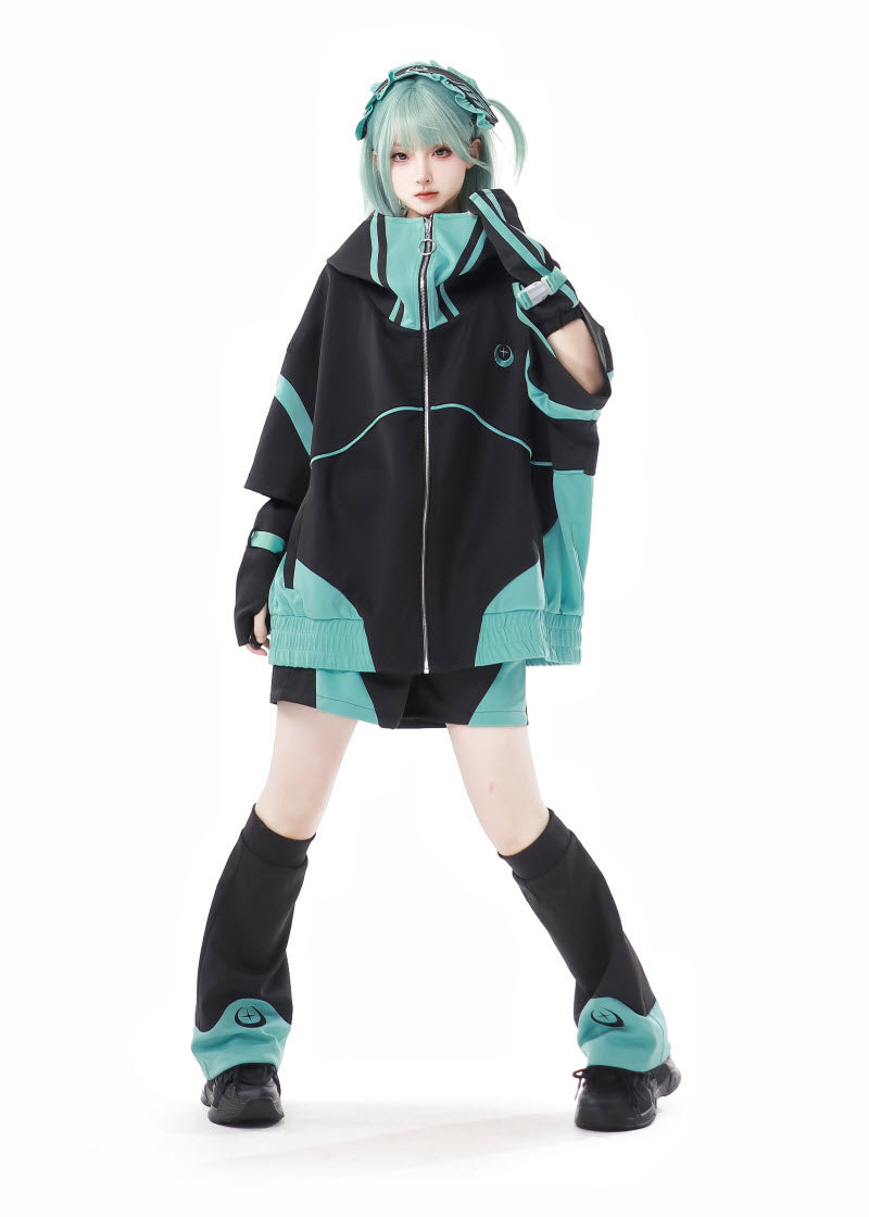 Star and Moon Academy Ouji Hooded Jacket & Shorts Coordinate - image 25