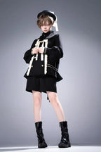 Misty City - Sailor-Collar Ouji Coat & Shorts Set - image 2