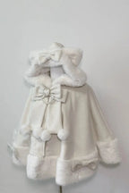 Snowball - Cat-Ear Hood Jirai Kei Cape - image 2