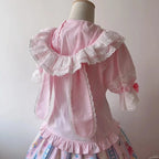 Baby Rabbit - Detachable Rabbit-Ear Hood Lolita Blouse - image 2