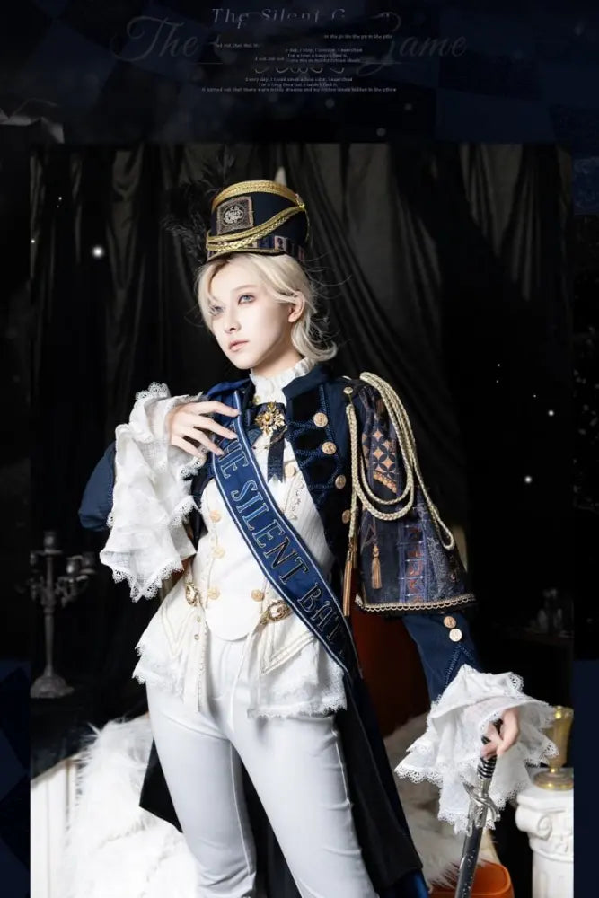 The Silent Battle - Ouji Coat, Cape and Blouse Set - image 2