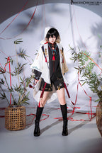 The Mountain Spirit - Hanfu-Inspired Ouji Jacket, Blouse, Shorts and Necklace Collection - image 2