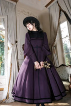 Raven Messenger - Plus Size Gothic Lolita OP with Optional Hat - image 2