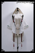The Mountain Spirit - Hanfu-Inspired Ouji Jacket, Blouse, Shorts and Necklace Collection - image 3