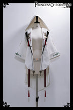 The Mountain Spirit - Hanfu-Inspired Ouji Jacket, Blouse, Shorts and Necklace Collection - image 3