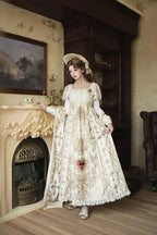 Sacred Coronation - Regency Empire Dress, Shawl & Necklace Options and Accessories - image 3