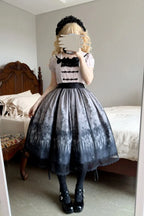 Decaying Garden - Gothic Lolita OP Dresses with Matching Accessories - image 3