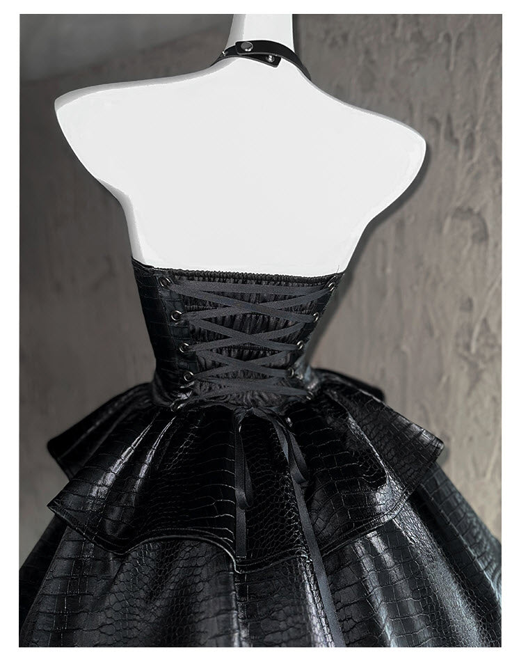 The Crocodile Evolved Cat - Gothic Lolita JSK and Matching Pieces - image 3