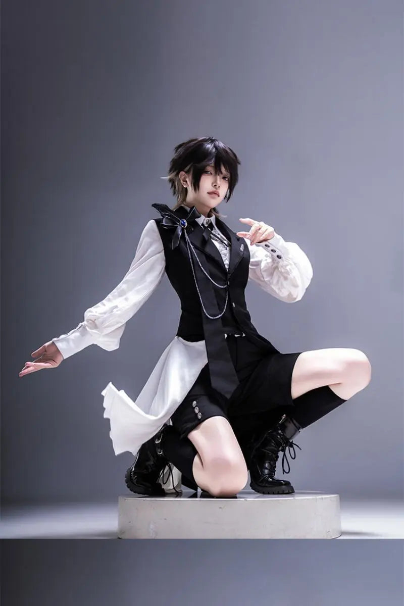 Tea Concerto - Ouji Vest, Blouse & Shorts Full Set - image 3