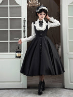 Poems of the Dark Night - Gothic Lolita JSK, Jacket and Blouse Coordinate - image 4