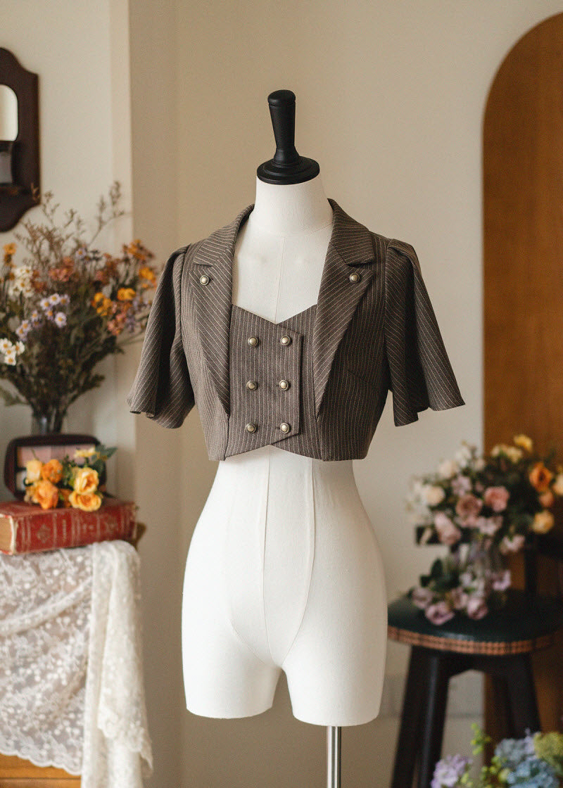 Forest Letter - Cropped Classic Lolita Jacket - image 4