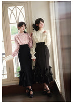 Miss Lola - Long-Sleeve Classic Lolita OP Dress - image 4