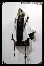 The Mountain Spirit - Hanfu-Inspired Ouji Jacket, Blouse, Shorts and Necklace Collection - image 4