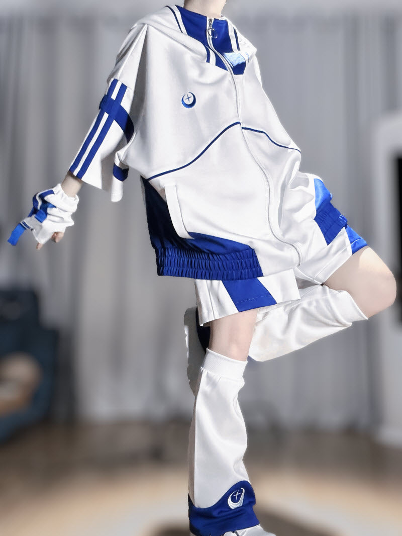Star and Moon Academy Ouji Hooded Jacket & Shorts Coordinate - image 4