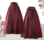 Minerva's Stitches - High-Waist Classic Lolita Skirt - image 4