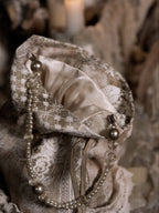 Cupid's Verse-Casket - Heart-Motif Drawstring Lolita Handbag - image 4
