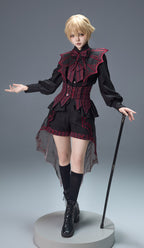 Batwing Vampire - Gothic Ouji Shirt & Shorts Coordinate - image 5