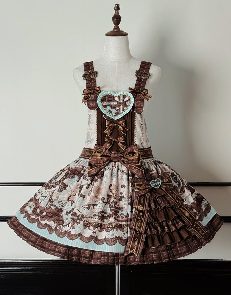 Little Bear Chocolate - Sweet Lolita Salopette and JSK - image 5