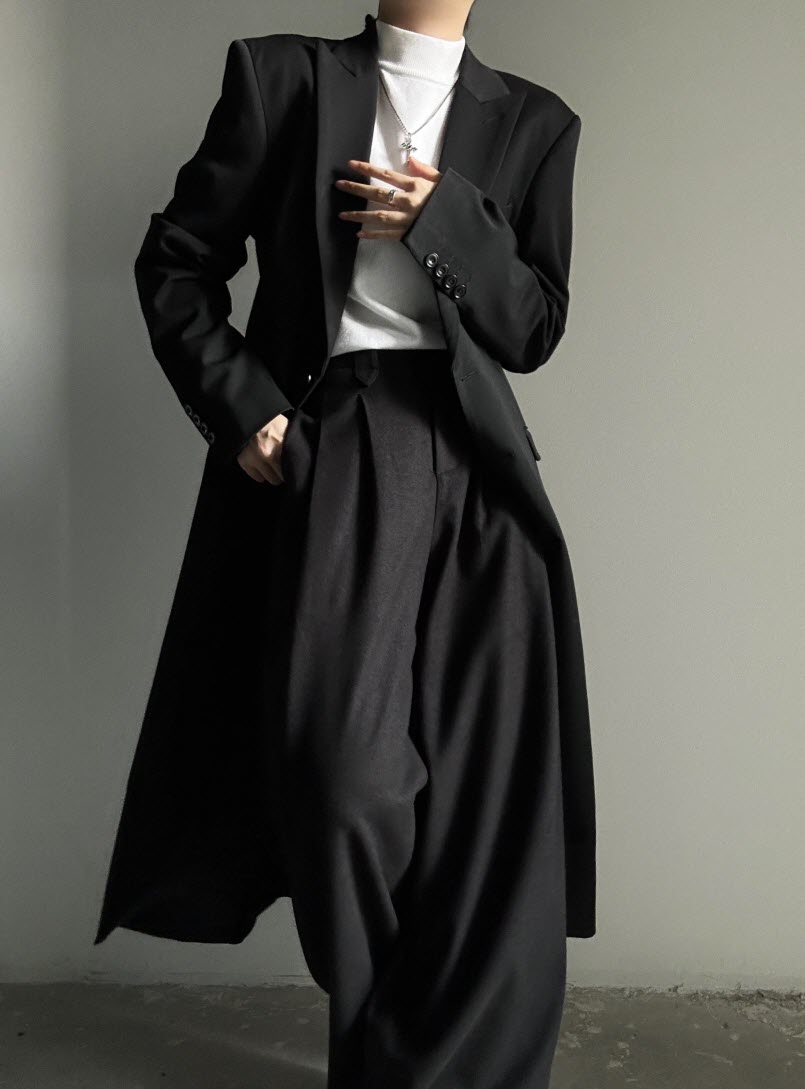 Vintage Echo - Long Ouji Suit Jacket - image 5