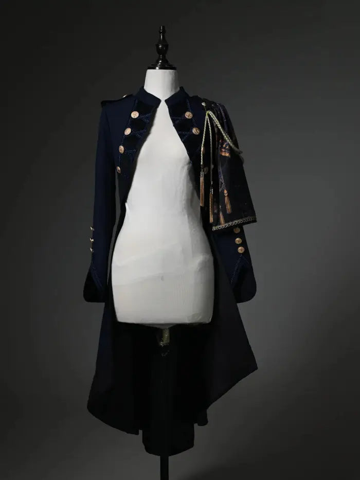 The Silent Battle - Ouji Coat, Cape and Blouse Set - image 5