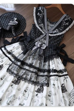 Meow Melodious Tone Musical Cat Classic Lolita JSK and Accessories - image 5
