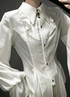 Zero - Ouji Military Lolita Blouse, Vest, Cape and Pants Set - image 5