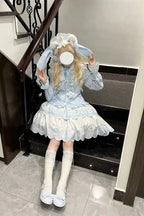 Baby Rabbit - Detachable Rabbit-Ear Hood Lolita Blouse - image 5