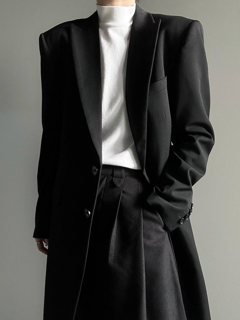 Vintage Echo - Long Ouji Suit Jacket - image 6