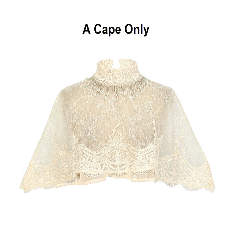 Cupid's Verse-Casket - Victorian Lace Lolita Cape & Necklace Collection - image 6