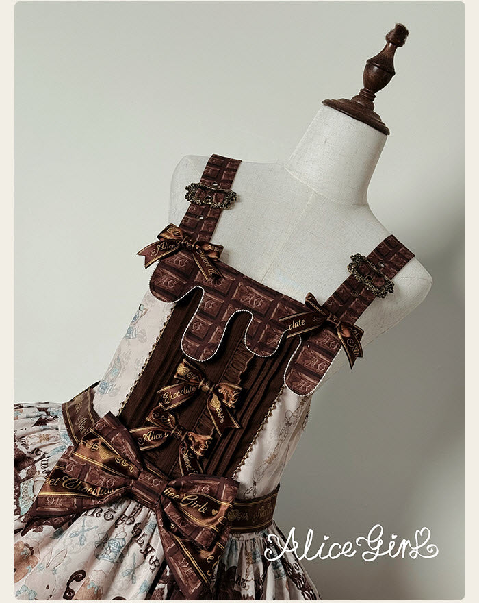 Little Bear Chocolate - Sweet Lolita Salopette and JSK - image 6