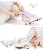 Marie-Antoinette Bow Hime Lolita Heels - image 6