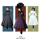 Raven Messenger - Plus Size Gothic Lolita OP with Optional Hat - image 6