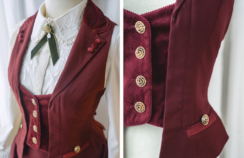 Minerva's Stitches - Tailored Ouji Vest - image 7