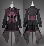Batwing Vampire - Gothic Ouji Shirt & Shorts Coordinate - image 7