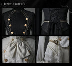 The Silent Battle - Ouji Coat, Cape and Blouse Set - image 7