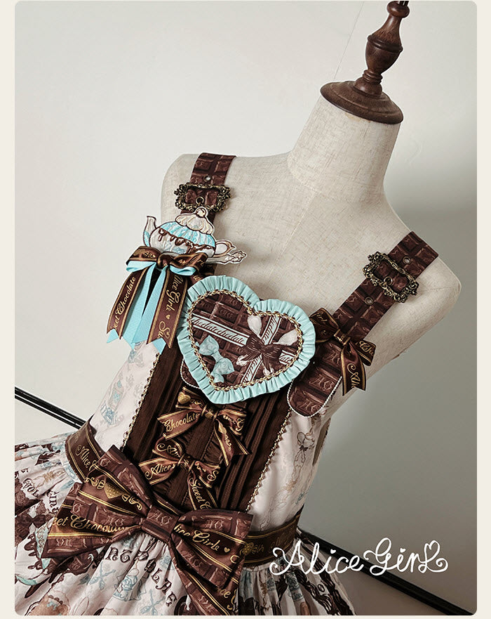 Little Bear Chocolate - Sweet Lolita Salopette and JSK - image 7