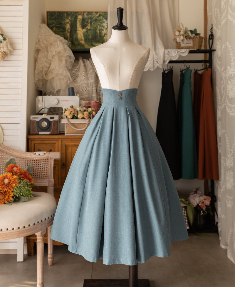 The Woodland Basket 4.0 - Long Classic Lolita Skirt with Matching Headbow - image 7