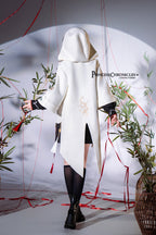 The Mountain Spirit - Hanfu-Inspired Ouji Jacket, Blouse, Shorts and Necklace Collection - image 8