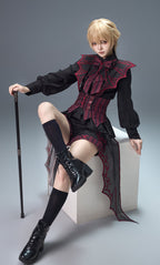 Batwing Vampire - Gothic Ouji Shirt & Shorts Coordinate - image 8